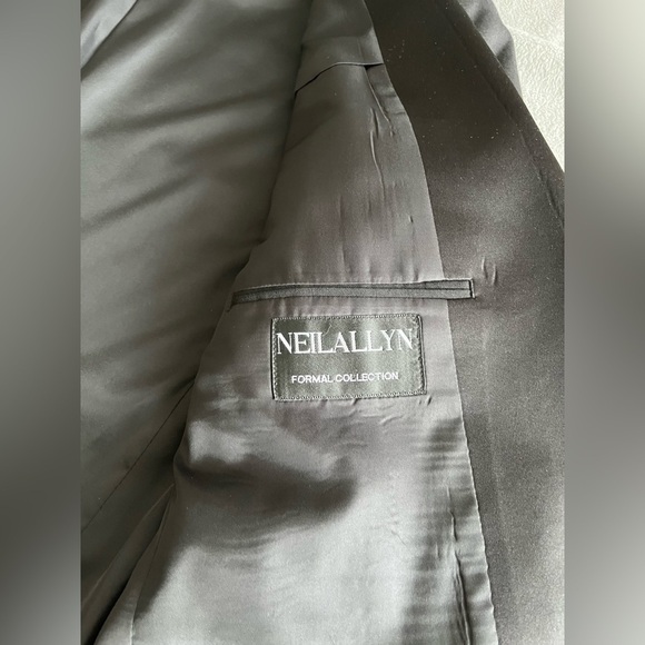 Neil Allyn Formal Collection Black Tuxedo blazer Jacket Size 40R - Picture 9 of 9
